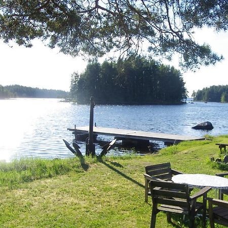 Stugor Storsjoens Strand Hackas Kültér fotó