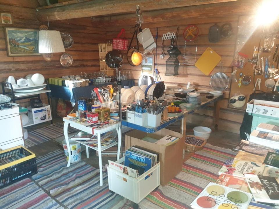 Stugor Storsjoens Strand Hackas Kültér fotó